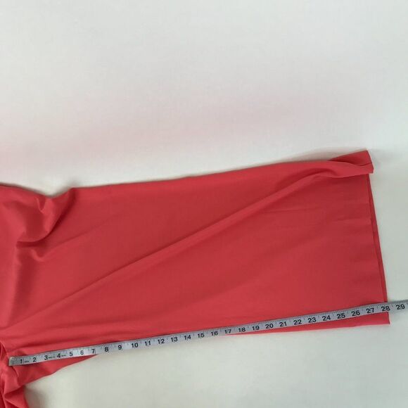 Lane Bryant Wide Leg Dress Pants Women's Plus Size 20 Short Coral Pockets Career - Picture 9 of 12